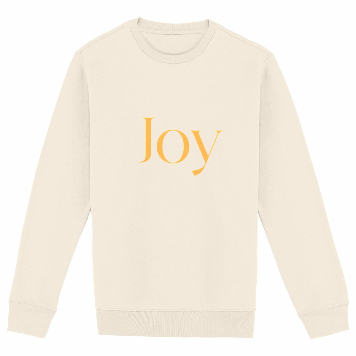 Joy - Premium Holiday Sweatshirt  - front_ivory